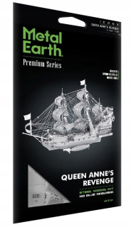 Puzzle z lode Metal Earth Iconx Queen Anne's Revenge -